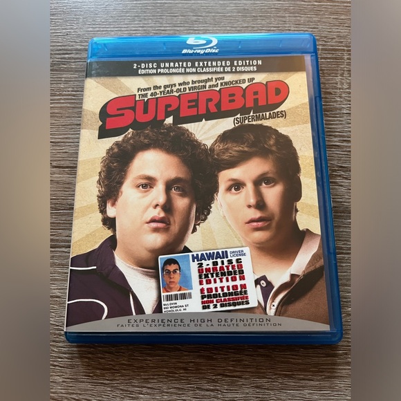 📀 3/$15 or 4/$20 📀 Superbad Bluray - Picture 1 of 3